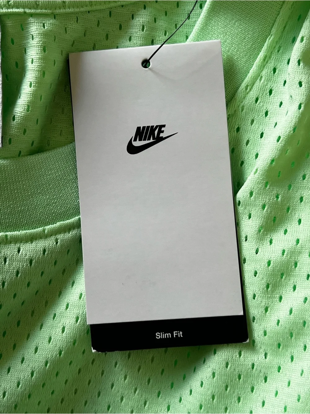 Nike Air women’s Mesh Cropped Tank Top Vapor Green size XL athletic FN2256-376